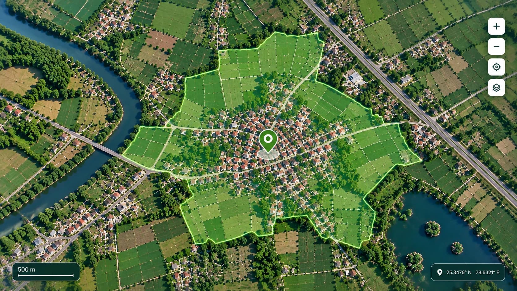 MapInch Professional GIS Geographic Insights & Village Map Visualization
